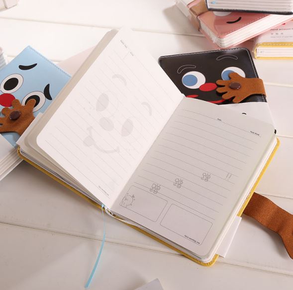 2019 New design custom pocket popular pu leather notebook for factory price
